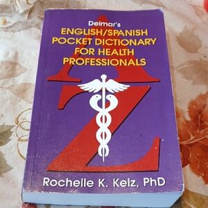 Purple English/Spanish Pocket Dictionary for Health Professionals